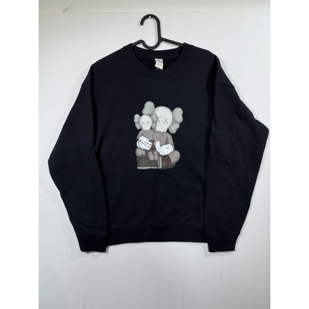 Uniqlo UT KAWS XX Sweatshirt Black Crew Neck Pullover Sweater Mens S Unisex - Picture 3 of 11